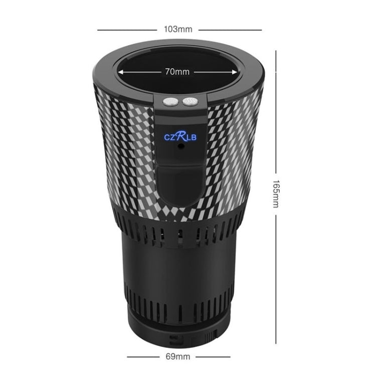 Portable 12V Car Smart Dual-purpose Heating Cooling Cup Holder, For Car