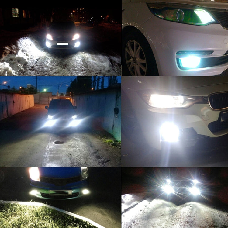 2 PCS 9005 DC12V-24V / 12W / 3000K / 800LM 12LEDs SMD-3030 Car LED Fog Light, 9005 (White Light), 9005