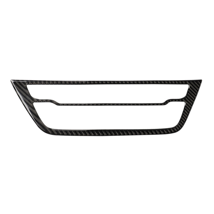 Car Carbon Fiber CD Panel Decorative Sticker for BMW 5 Series G38 528Li / 530Li / 540Li 2018, CD Panel