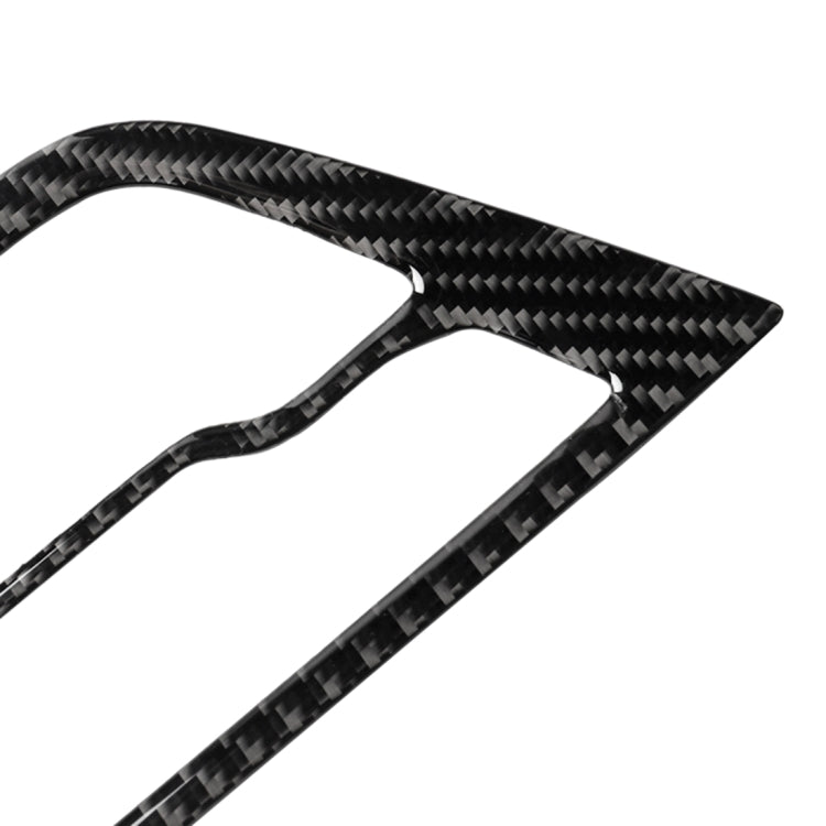 Car Carbon Fiber CD Panel Decorative Sticker for BMW 5 Series G38 528Li / 530Li / 540Li 2018, CD Panel
