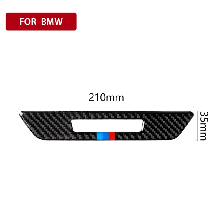 Car Tricolor Carbon Fiber Seat Memory Button Decorative Sticker for BMW 5 Series G38 528Li / 530Li / 540Li 2018, Seat Memory Button(Tricolor)