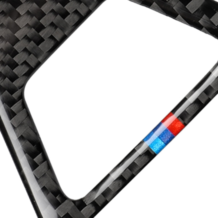 Car Tricolor Carbon Fiber Warning Light Decorative Sticker for BMW 5 Series G38 528Li / 530Li / 540Li 2018, Warning Light