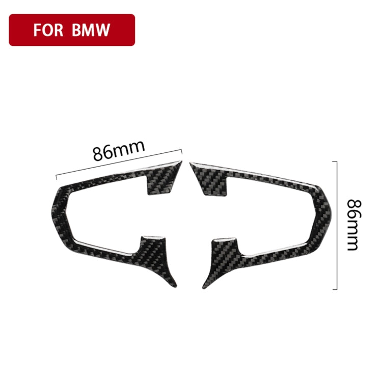 Car Carbon Fiber Steering Wheel Button Configuration A Decorative Sticker for BMW 5 Series G30/G38 X3 G01/G08, Steering Wheel, A