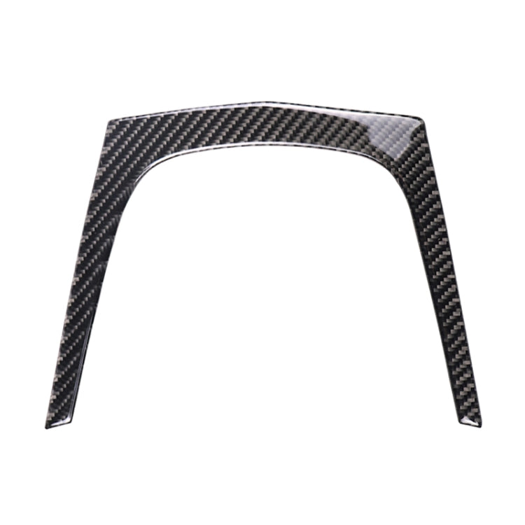 Car Carbon Fiber Central Control U Shape Frame Decorative Sticker for Cadillac XT5 2016-2017, Central Control U Shape
