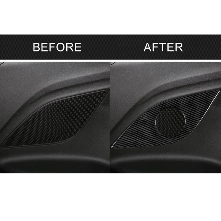 2 PCS Car Carbon Fiber Rear Horn Decorative Sticker for Chevrolet Camaro 2017-2019, Rear Horn