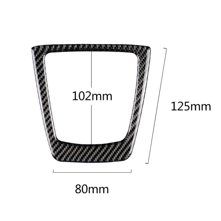 Car Carbon Fiber Gear Position Panel  Solid Color Decorative Sticker for BMW Z4 2009-2015, Gear Position Panel Sticker(Solid Color)