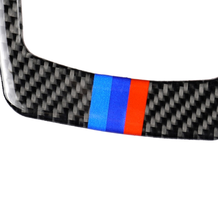 Car Carbon Fiber Gear Position Panel Decorative Three Color Sticker for BMW Z4 2009-2015, Gear Position Panel Sticker(Three Color)