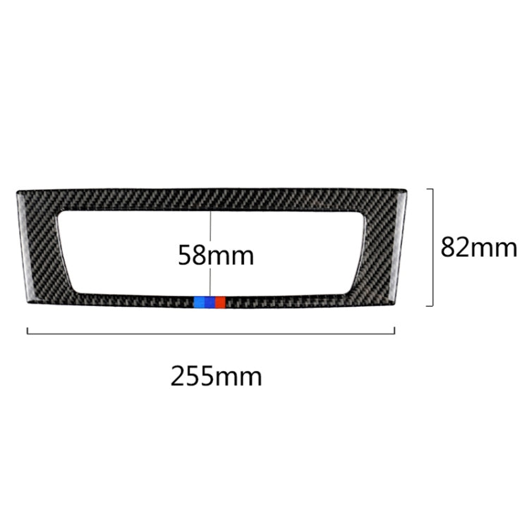 Car Carbon Fiber Central Control CD Panel Three Color Decorative Sticker for BMW Z4 2009-2015, Central Control CD Panel Sticker(Three Color)