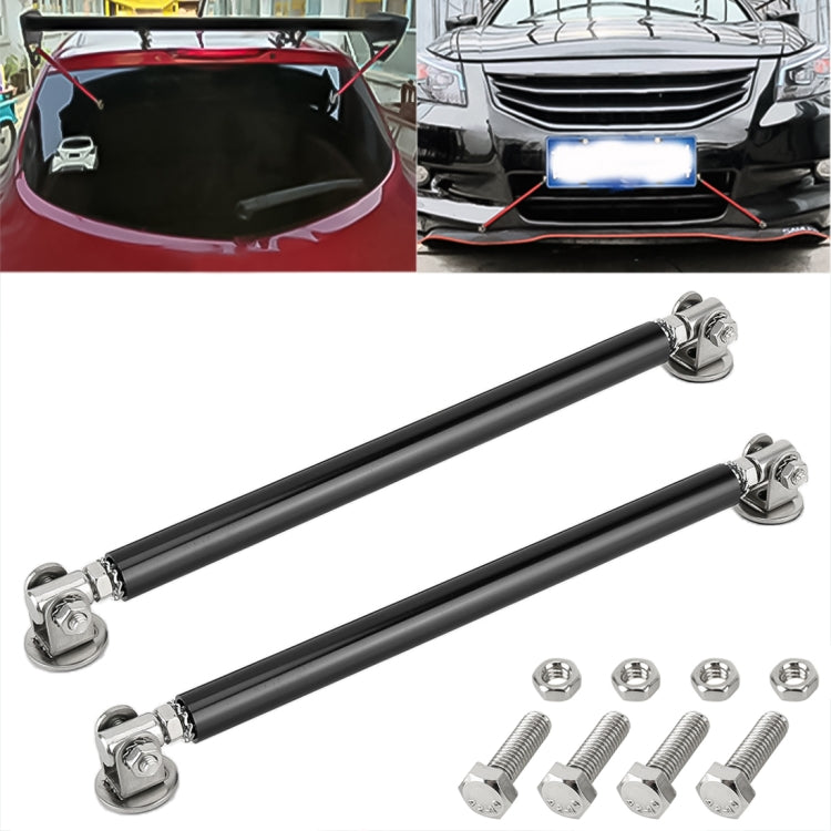 2 PCS Car Modification Adhesive Surrounded Rod Lever Front and Rear Bars Fixed Front Lip Back Shovel, Length: 20cm, 20cm (Red), 20cm (Blue), 20cm (Colour), 20cm (Black), 20cm (Silver)