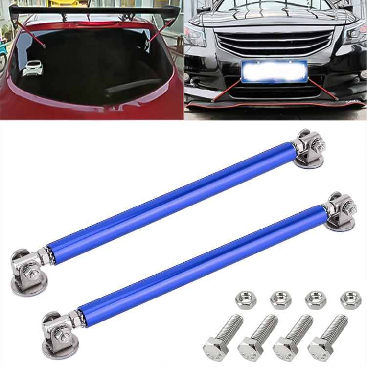 2 PCS Car Modification Adhesive Surrounded Rod Lever Front and Rear Bars Fixed Front Lip Back Shovel, Length: 20cm, 20cm (Red), 20cm (Blue), 20cm (Colour), 20cm (Black), 20cm (Silver)