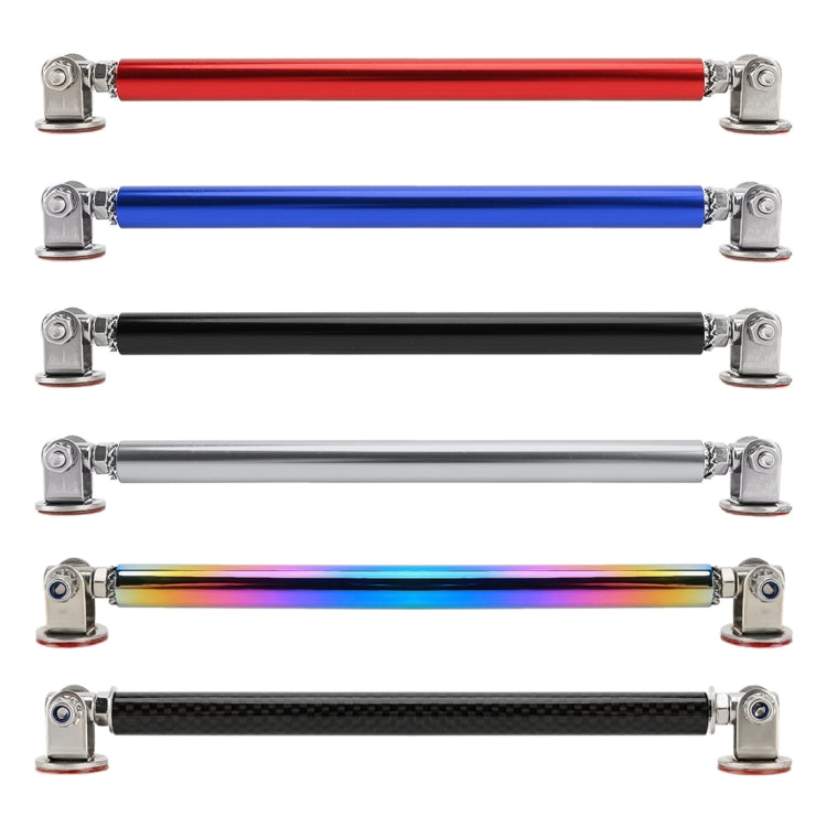 2 PCS Car Modification Adhesive Surrounded Rod Lever Front and Rear Bars Fixed Front Lip Back Shovel, Length: 20cm, 20cm (Red), 20cm (Blue), 20cm (Colour), 20cm (Black), 20cm (Silver)