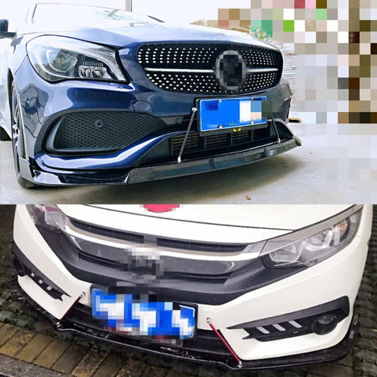 2 PCS Car Modification Adhesive Surrounded Rod Lever Front and Rear Bars Fixed Front Lip Back Shovel, Length: 20cm, 20cm (Red), 20cm (Blue), 20cm (Colour), 20cm (Black), 20cm (Silver)