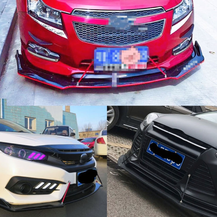 2 PCS Car Modification Adhesive Surrounded Rod Lever Front and Rear Bars Fixed Front Lip Back Shovel, Length: 20cm, 20cm (Red), 20cm (Blue), 20cm (Colour), 20cm (Black), 20cm (Silver)