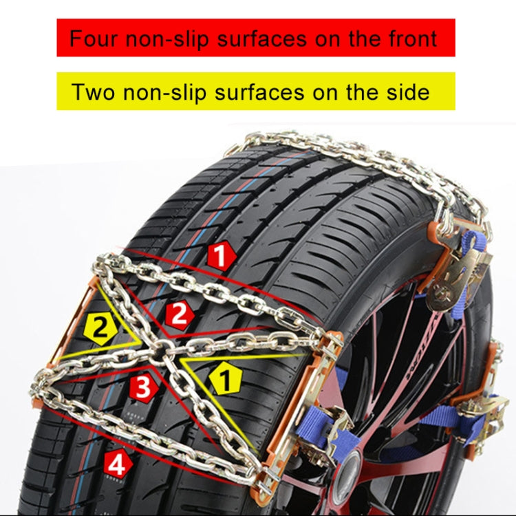 1pc Car Tire Emergency Anti-skid Chains Tire Anti-slip Chains