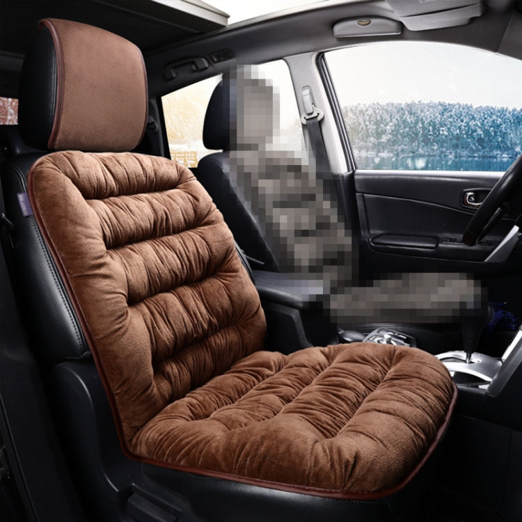 Car Thick Plush Seat Cushion Warmer Cover Winter Seat Mat