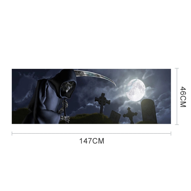 Death Cemetery Pattern Horror Series Car Rear Window Decorative Sticker, Size: 147 x 46cm, Size: 147 x 46cm