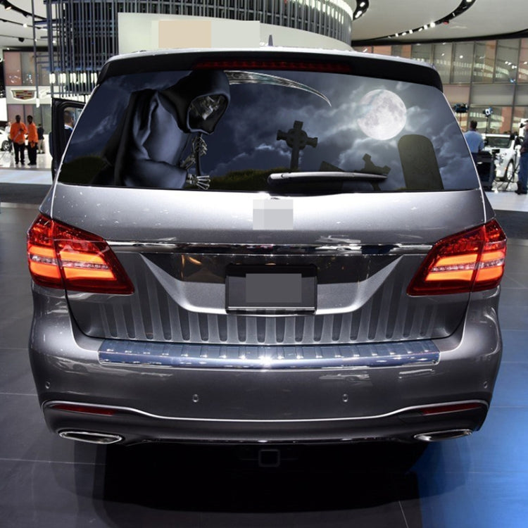 Death Cemetery Pattern Horror Series Car Rear Window Decorative Sticker, Size: 165 x 56cm, Size: 165 x 56cm
