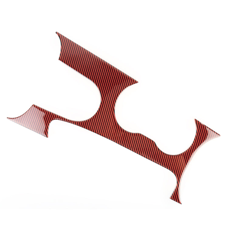 Car Carbon Fiber Water Cup Panel Decorative Sticker for Ford Mustang 2015-2020, Water Cup Panel