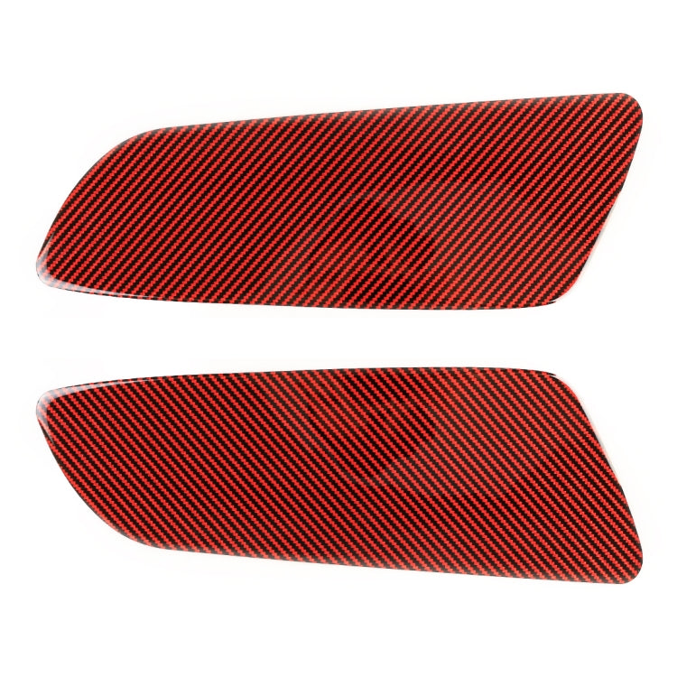 2 in 1 Car Carbon Fiber Rear Cover Decorative Sticker for Ford Mustang 2015-2020, Rear Cover