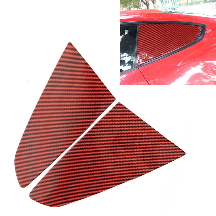 2 in 1 Car Carbon Fiber Shutter Decorative Sticker for Ford Mustang 2015-2020, Shutter