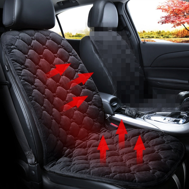 Car 12V Front Seat Heater Cushion Warmer Cover Winter Heated Warm, Single Seat, 12 V Single Seat (Black), 12V Single Seat (Coffee), 12V Single Seat (Beige), 12V Single Seat (Red)