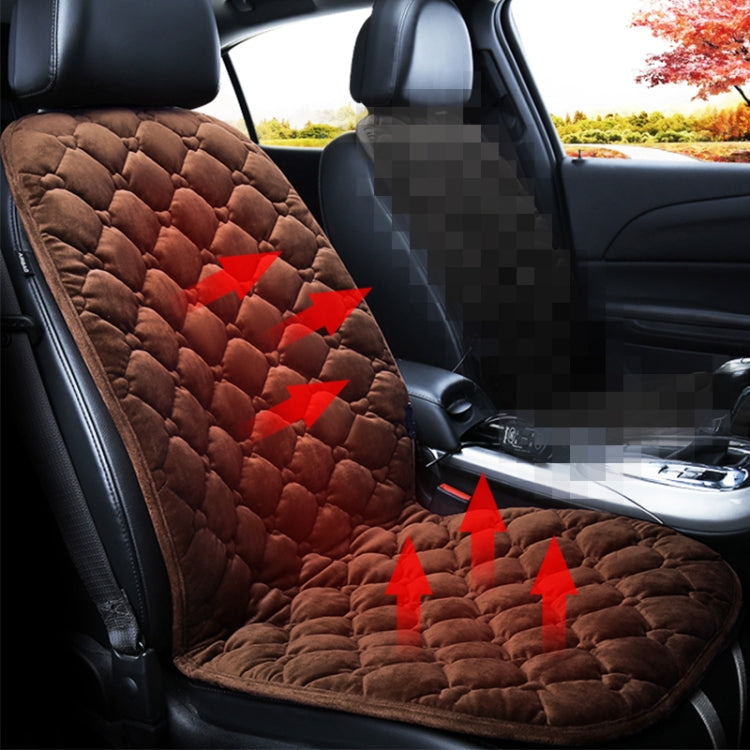 Car 12V Front Seat Heater Cushion Warmer Cover Winter Heated Warm, Single Seat, 12 V Single Seat (Black), 12V Single Seat (Coffee), 12V Single Seat (Beige), 12V Single Seat (Red)