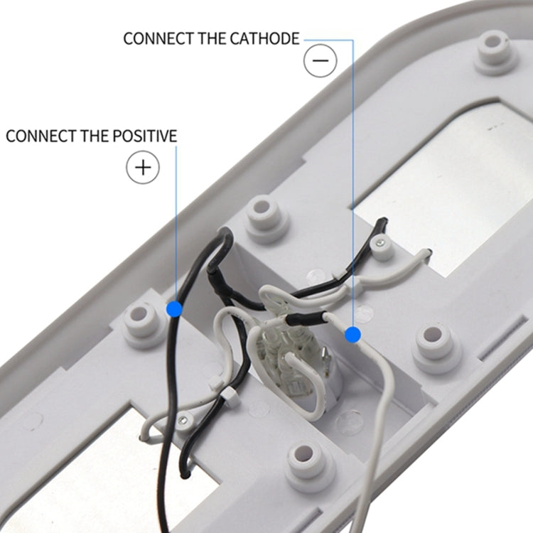 D4347 10-24V 6-7W 4000-4500K 560LM RV Yacht 48 PCS LED Lamps Dome Light Ceiling Lamp, with Independent Switch Control, D4347