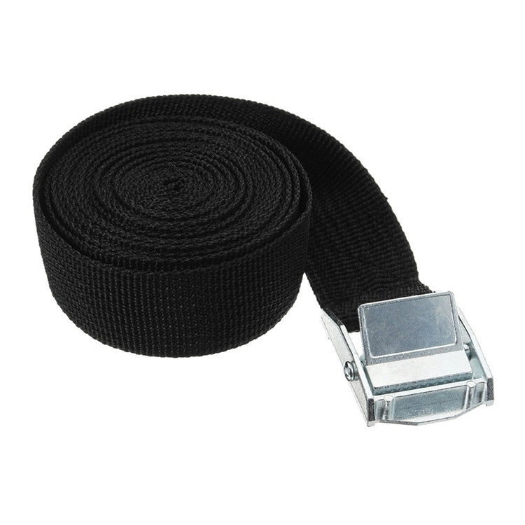 Car Tension Rope Luggage Strap Belt Auto Car Boat Fixed Strap with Alloy Buckle,Random Color Delivery, Size: 25mm x 1m, 1m