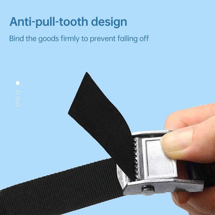 Car Tension Rope Luggage Strap Belt Auto Car Boat Fixed Strap with Alloy Buckle,Random Color Delivery, Size: 25mm x 2m, 2m