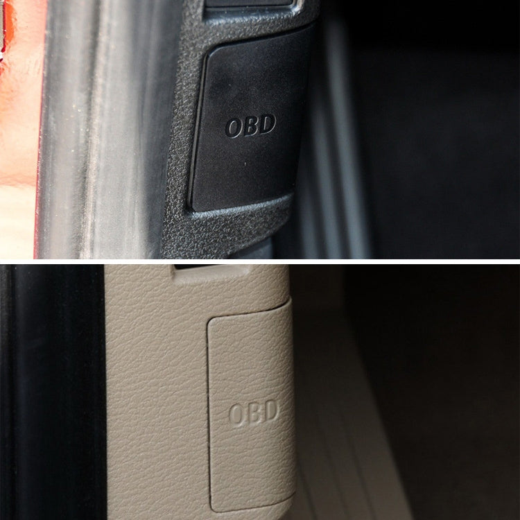 Car Diagnostic Plug Cover OBD Panel Decorative Cover 51437147538 for BMW E90 2005-2012, Left Driving, For BMW E90 2005-2012 (Black), For BMW E90 2005-2012 (Beige)