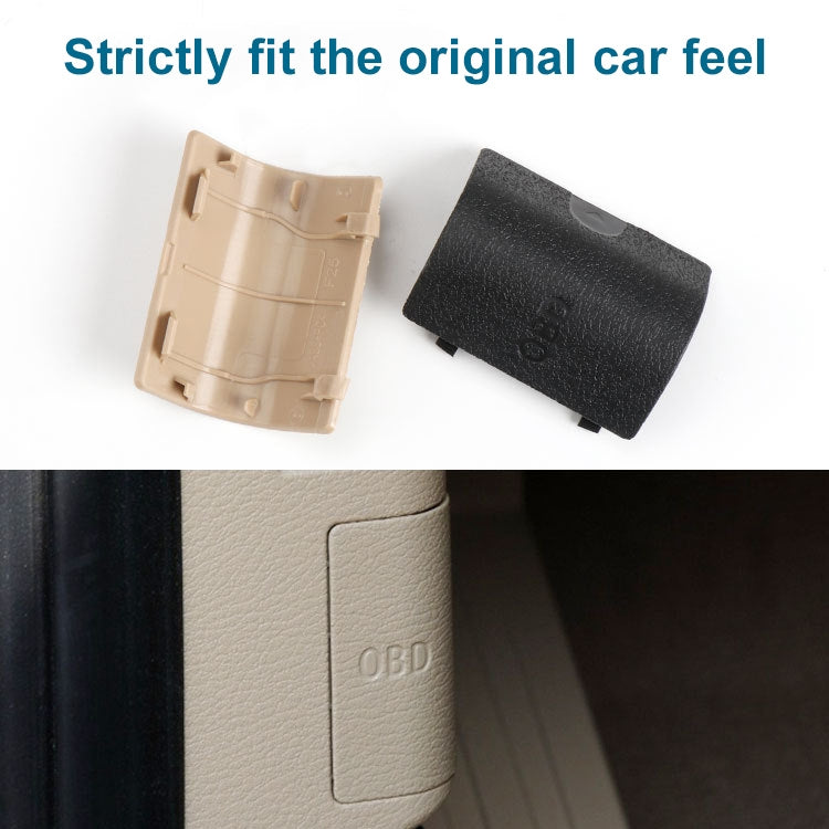 Car Diagnostic Plug Cover OBD Panel Decorative Cover 51437147538 for BMW F25 2011-2016, For BMW F25 2011-2016 (Black), For BMW F25 2011-2016 (Beige)
