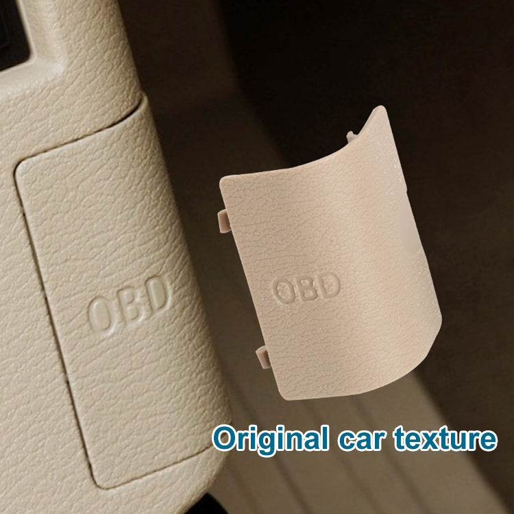 Car Diagnostic Plug Cover OBD Panel Decorative Cover 51437147538 for BMW F35 2012-2019, For BMW F35 2012-2019 (Black), For BMW F35 2012-2019 (Beige)