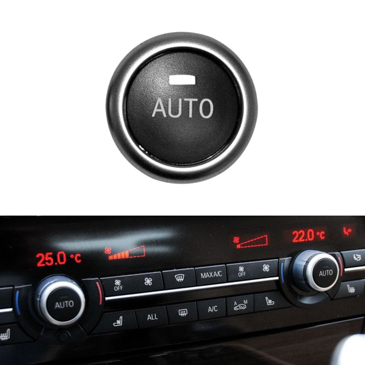 Car Temperature Adjustment Switch Air Conditioning Knob with Letter for BMW 5 Series / 6 Aeries / 7 Aeries GT, with Letter