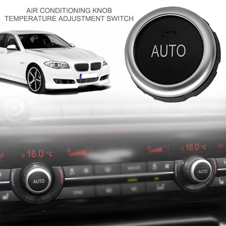Car Temperature Adjustment Switch Air Conditioning Knob with Letter for BMW 5 Series / 6 Aeries / 7 Aeries GT, with Letter