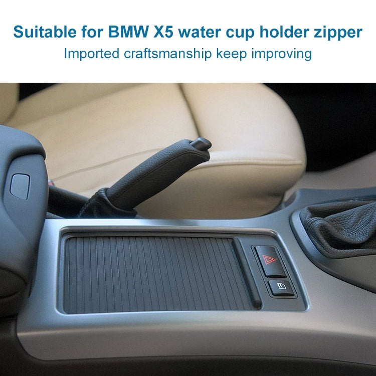 Car Water Water Cup Holder Roller Blind Zipper for BMW X5, For BMW X5