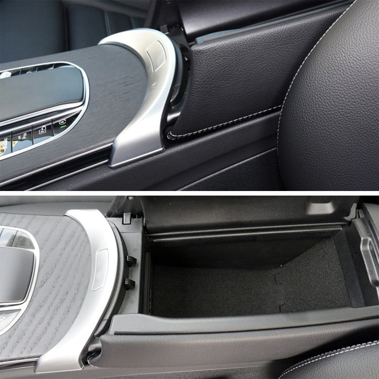 Car Armrest Box Switch Decorative Cover Armrest Button Frame for Mercedes-Benz W205 / W253, For Mercedes-Benz W205