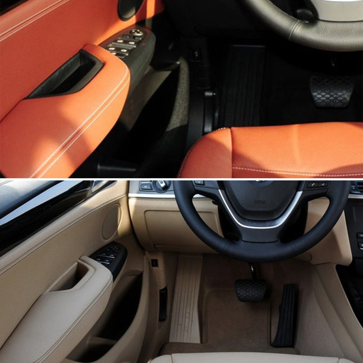Car Front Left Inside Doors Handle Pull Trim Cover 5141 7394 519-1 for BMW X3 X4, Left Driving, Front Left Inside (Black), Front Left Inside (Beige)