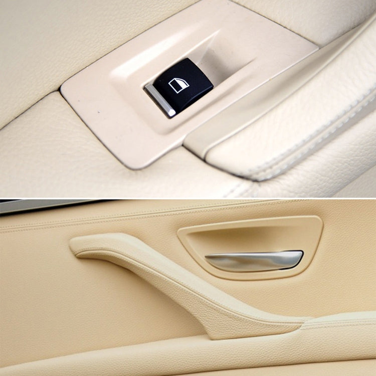 Car High Configuration Version Inside Doors Handle Pull Trim Cover 5141 7225 873 for BMW F10 F18, Left Driving, High Configuration Version (Black), High Configuration Version (Beige White), High Configuration Version (Grey)                             ...