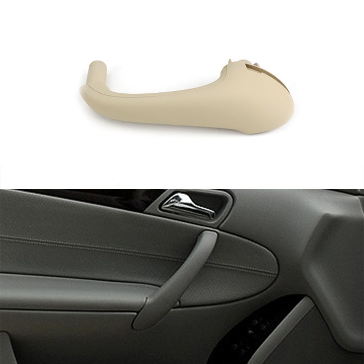 Car Rear Left Inside Doors Handle Pull Trim Cover for Mercedes-Benz C-class W203 -2007, Left Driving, Rear Left (Black), Rear Left (Grey), Rear Left (Beige)