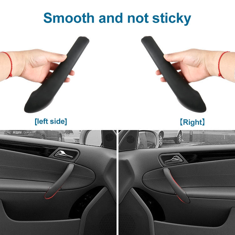 Car Rear Left Inside Doors Handle Pull Trim Cover for Mercedes-Benz C-class W203 -2007, Left Driving, Rear Left (Black), Rear Left (Grey), Rear Left (Beige)