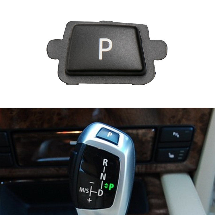 Car Gear Lever Auto Parking Button Letter P Cap for BMW X5 X6 2007-2013, Left Driving, For BMW X5 X6 2007-2013 (Black), For BMW X5 X6 2007-2013 (Blue), For BMW X5 X6 2007-2013 (Red)