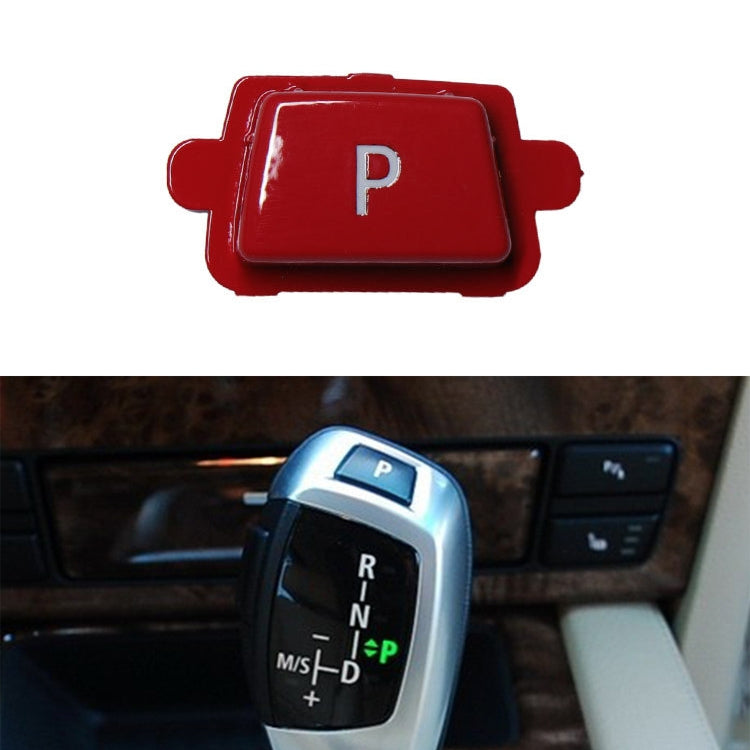 Car Gear Lever Auto Parking Button Letter P Cap for BMW X5 X6 2007-2013, Left Driving, For BMW X5 X6 2007-2013 (Black), For BMW X5 X6 2007-2013 (Blue), For BMW X5 X6 2007-2013 (Red)