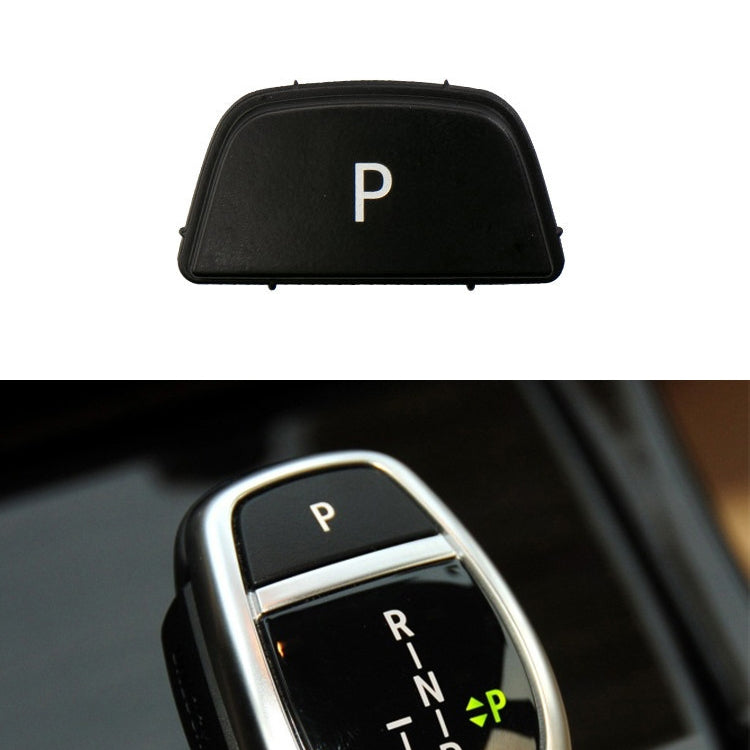 Car Gear Lever Auto Parking Button Letter P Cap for BMW 3 Series F30 2012-2019, Left Driving, For BMW 3 Series 2012-2019
