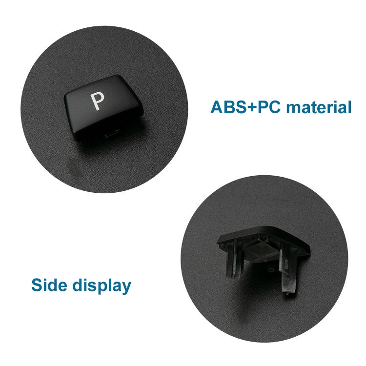 Car Gear Lever Auto Parking Button Letter P Cap for BMW X5 X6 2013-, Left Driving, For BMW X5 X6 2013-