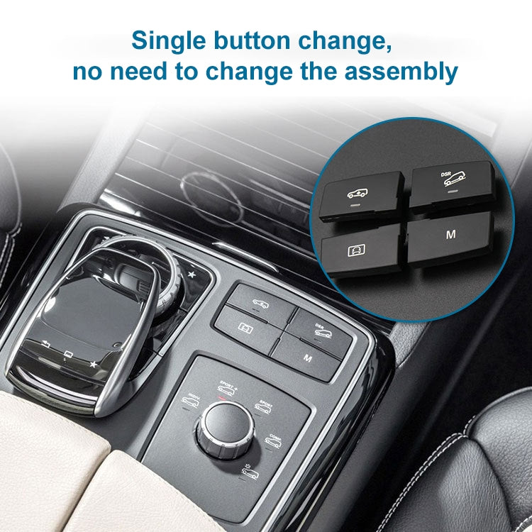 Car Model A1 Downhill Auxiliary Switch Shift Button for Mercedes-Benz GL GLE Class W166, Left Driving, A1