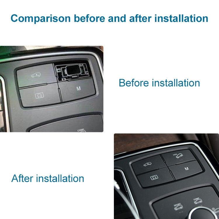 Car Model B2 Downhill Auxiliary Switch Shift Button for Mercedes-Benz GL GLE Class W166, Left Driving, B2