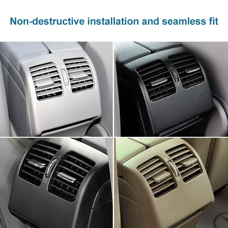 Car Rear Air Conditioner Air Outlet Panel for Mercedes-Benz W204 2007-2014, Left Driving, For Mercedes-Benz W204 (Black), For Mercedes-Benz W204 (Grey), For Mercedes-Benz W204 (Beige)