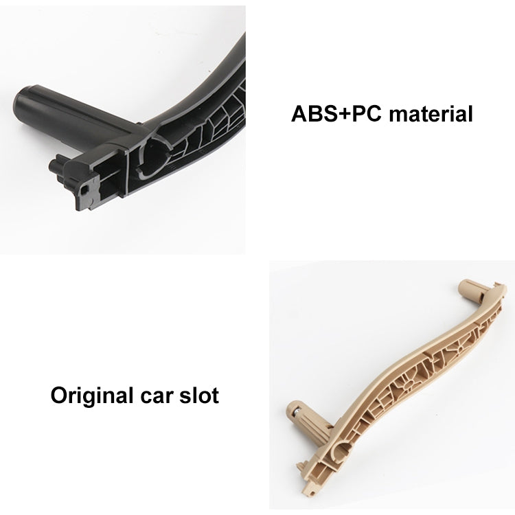 Car Right Side Inside Doors Handle Pull Trim Cover for BMW X5 / X6, Left Driving, Right Side (Beige), Right Side (Black), Right Side (Dark Coffee), Right Side (Orange), Right Side (Grey White)