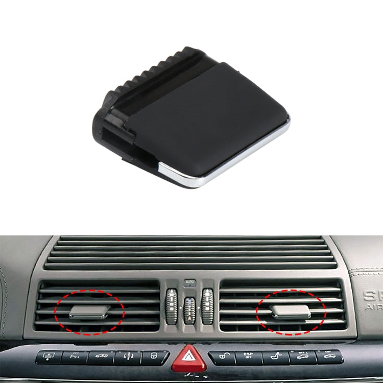 Car Middle Air Conditioning Exhaust Switch Paddle for Mercedes-Benz S Class W220 1998-2005, Left Driving, Middle (Khaki), Middle (Beige), Middle (Black), Middle (Grey)