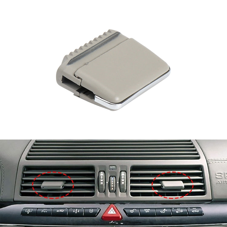 Car Middle Air Conditioning Exhaust Switch Paddle for Mercedes-Benz S Class W220 1998-2005, Left Driving, Middle (Khaki), Middle (Beige), Middle (Black), Middle (Grey)